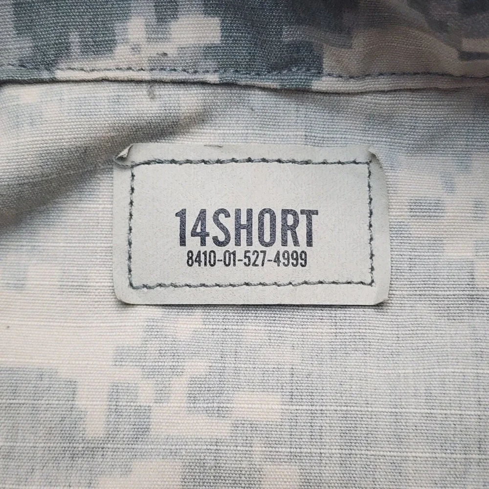 Woolrich Military ACU Maternity Utility Coat Camo Jacket 14 Short SPM1C1-09-D-10